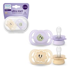 Philips Avent Ultra Start Soothers, Orthodontic Dummies Designed for Newbor