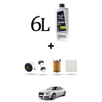 Hoffcar Set Service 4 Filter Und 6L ÖL FüR Audi A5 (F53, F5P, F5A, F5F) 30 Tdi