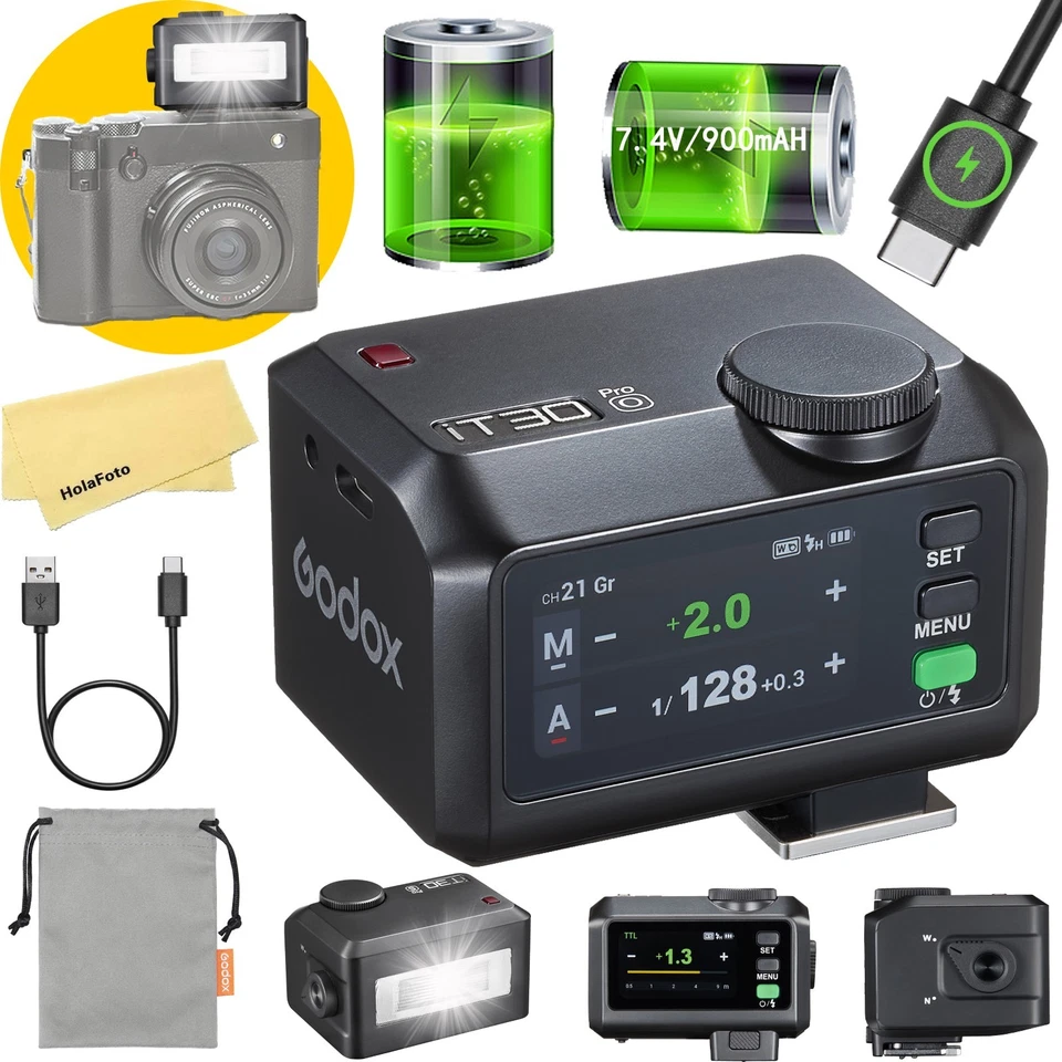 Godox iT30 Pro O Kamerablitz für Olympus Kamerablitz Speedlite Speedlight