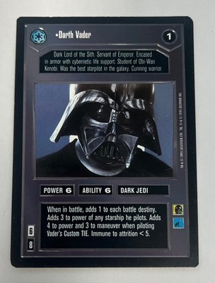 CCG Star Wars 753 Cards  incl rare Vader ! Customizable Card Game 1995 - 1996