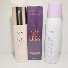 tarte Life Lock Hydrating Setting Spray & Maracuja Miracle Mist