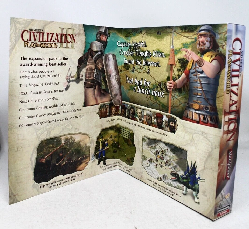 Sid Meier’s Civilization III Play the World - PC CD ROM - New Sealed - Image 3 of 4