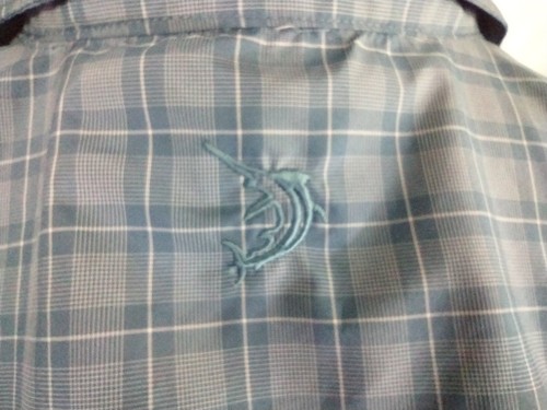 Camisa de pesca informal REEL LEGENDS para hombre grande azul blanco a cuadros poliéster a cuadros - Imagen 7 de 10