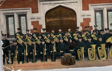 Salvation Army Band Flint Michigan Vintage 1925 Postcard