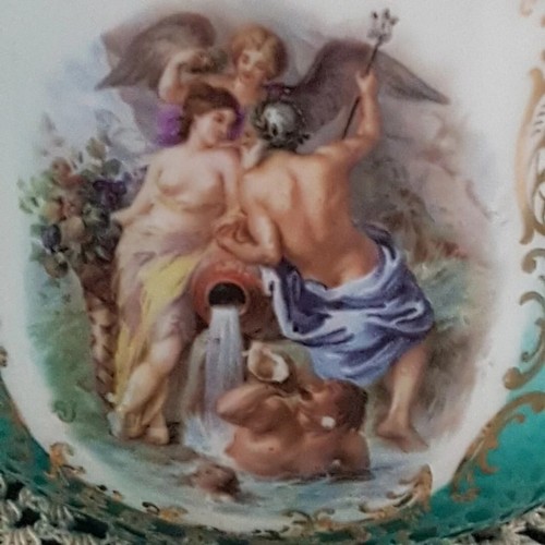 Antique Royal Bavaria China Cup, PMB Porzellanfabrik Moschendorf Germany 1879-95 - Picture 2 of 10
