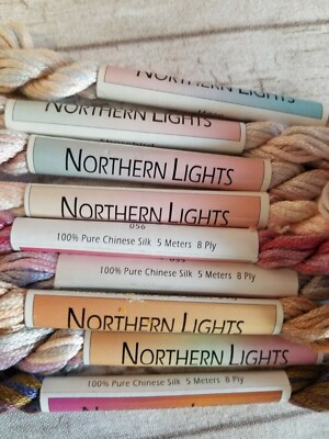 Needlepoint Inc Northern Lights Silk Floss You Choose 5 Meters 8 Ply 100% Silk