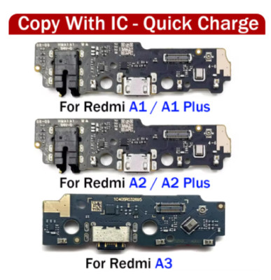 For Xiaomi Redmi A1 A2 A3 Plus Dock Connector USB Charger Charging Port Replace