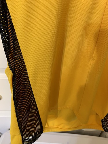 Performance Mens Sz XL Bike Cycling Jersey Yellow - 第 7/8 張圖片