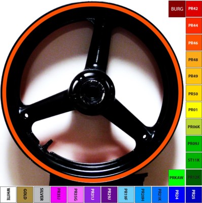 BRIGHT KTM ORANGE RIM STRIPES WHEEL DECALS TAPE STICKERS RC8R 1190 1290 DUKE ALL