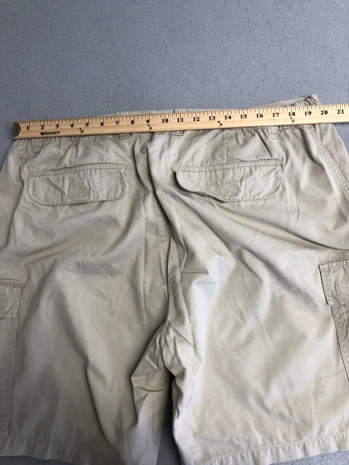 Shorts Architect Masculino 44 Safari Bege Cintura Elástica Plissada Carga Caminhadas Ao Ar Livre - Imagem 4 de 4