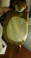 Infant Unisex Plush Lion Jumpsuit Halloween Costume Sz 12-18 Months.