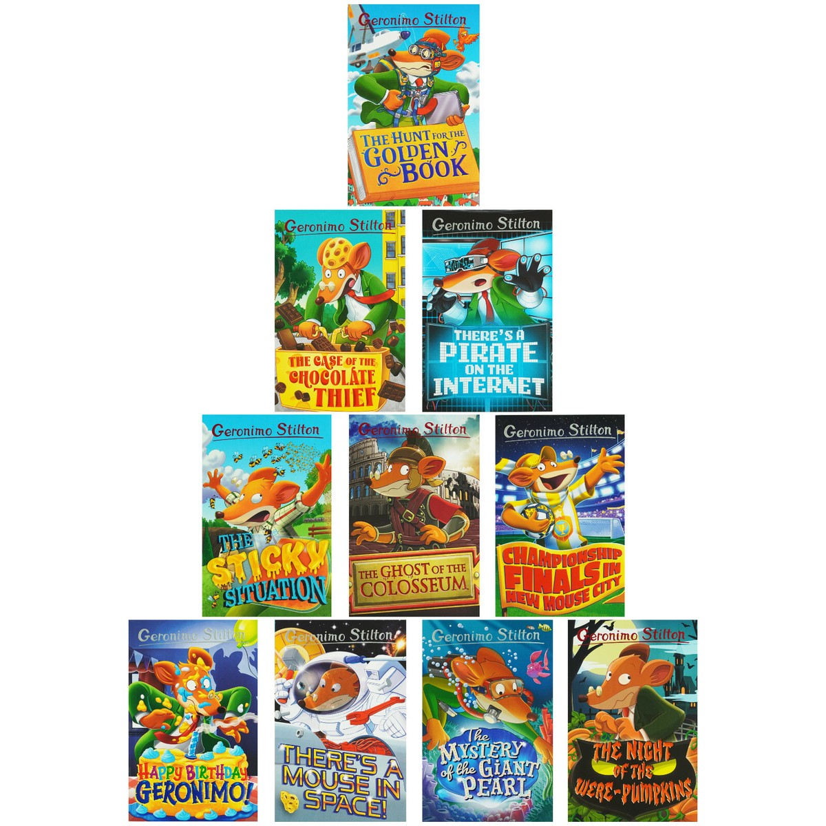 Geronimo Stilton The 10 Book (Series 6) Box Set - Ages 5-7