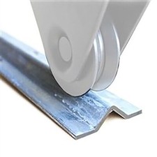 ALEKO 6 feet Galvanized Steel Inverted V Track for Sliding Gate