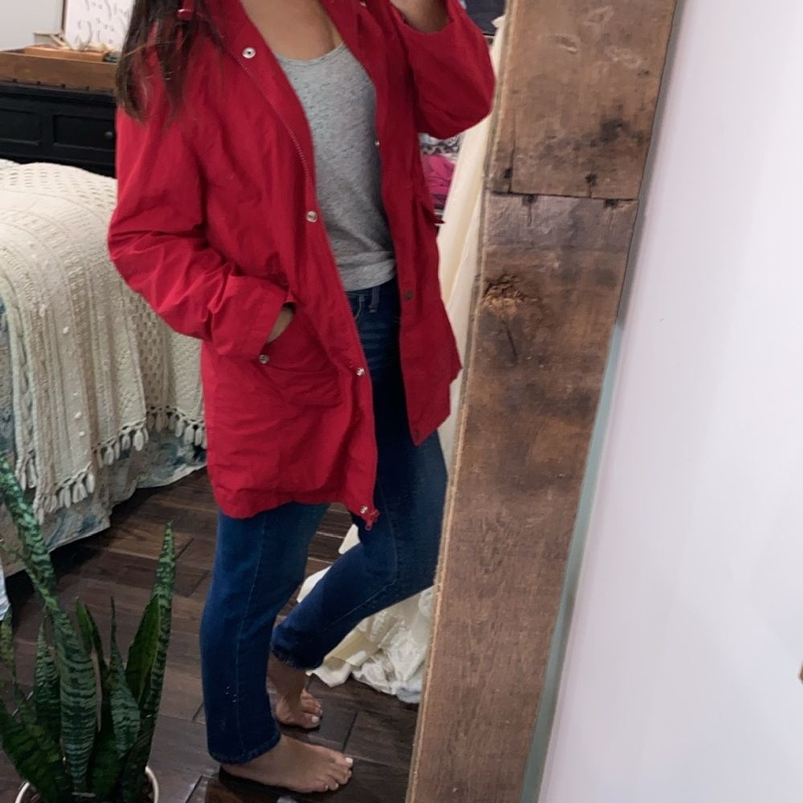 Basic Editions red jacket size large - image 3