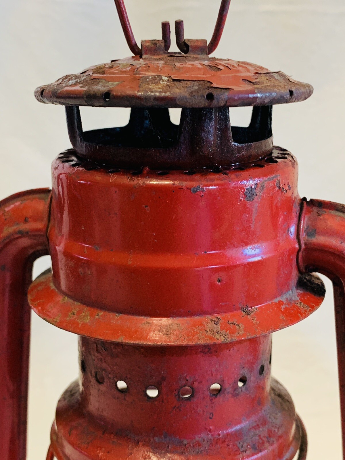 VTG FEUERHAND RED LANTERN RED GLOBE West Germany BABY SPECIAL No.276 NIER PATENT