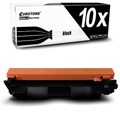 10x Eurotone Toner XXL f�r HP LaserJet Pro M-132-snw M-130-fs M-132-fs M-134