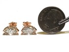 GIA New 14k rose gold 2.03ct I2 I1 I K marquise diamond stud earrings Natural — photo 4