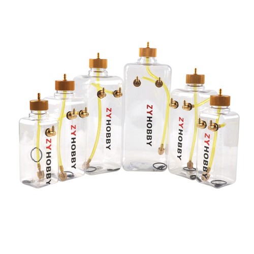 2 Piece 360ML Fuel Tank Golden Material Cap For Gas RC Airplane/RC Model - Picture 3 of 17