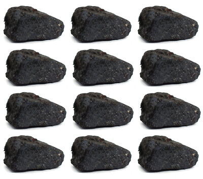 12PK Raw Lodestone Rock Specimens, 1'' - Geologist Selected Samples - Eisco Labs