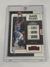 2021-22 Panini Contender KEVIN DURANT Game Ticket Red Foil NO.84 Nets