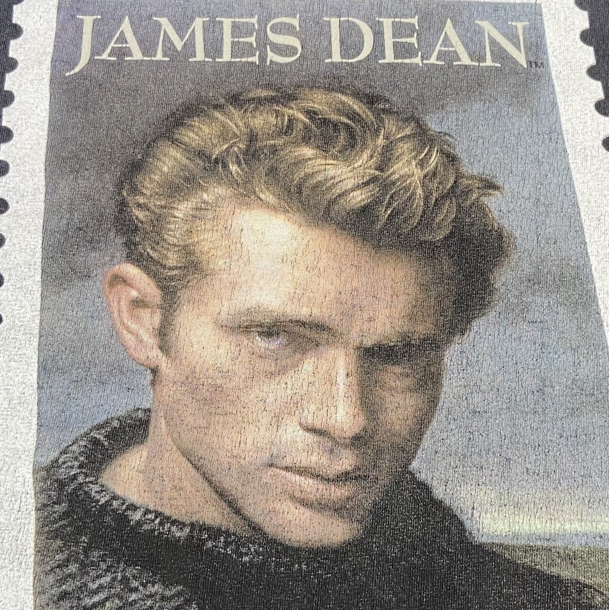 James Dean Vintage 90's Single Stitch T Shirt USA 32 Stamp Graphic