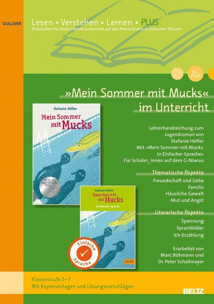 »Mein Sommer mit Mucks« im Unterricht PLUS von Marc Böhmann (2018