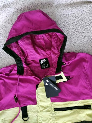 NIKE NSW HOODED JACKET WOVEN CITY ADVENTURE OUTERWEAR STREET OUTDOOR HIKING M - Picture 9 of 12