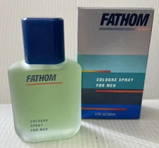Fathom  For Men 1.7 oz Cologne Spray New In Box Rare by Mem Company Read Listing
