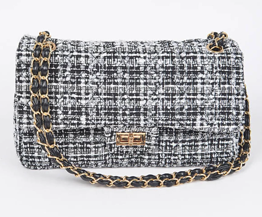 White clearance quilted purse