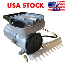 Air Compressor Pump, Hydroponics Aerator Aquarium Fish Tank Pond DC 12V 160 L/M