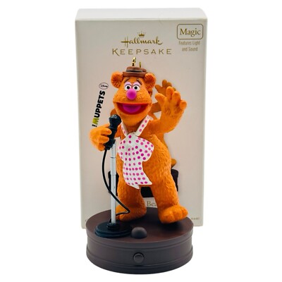 Hallmark Keepsake Ornament Muppets Fozzie Bear Magic Sound And Light NEW 2012