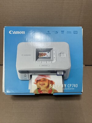 Canon Selphy CP740 Compact Color Photo Printer NEW Open Box
