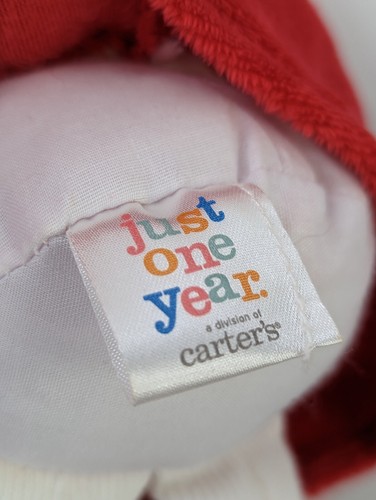 Carters Just One Year Doll Plush 10 Inch Red Sweetheart Stuffed Animal Toy - Picture 6 of 7