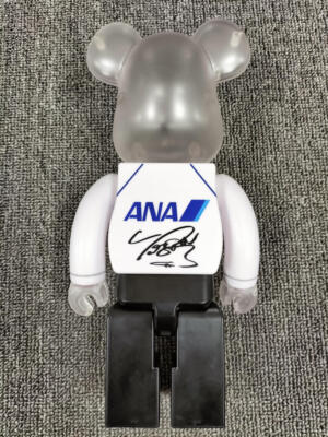 ANAオリジナル＞YUZU×BE＠RBRICK ANAジャージ 400% Medicom Toy Yuzuru Hanyu ANA YUZU Bearbrick 400% Limited