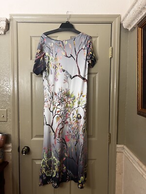 SIMPLY ASTER BY FIRMIANA multi color Dress Sz Lg NWT L