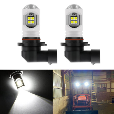 White LED Headlight 9005 Bulbs for 2011-2016 Can-Am Commander 1000