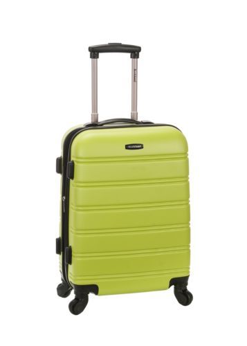 Melbourne 20" Expandable Carry On Travel Rolling Wheel Hard Light Luggage ABS - Picture 4 of 35