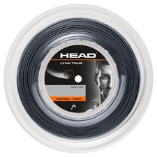 Head LYNX TOUR 17 1.25mm 660ft 200m Reel Black Tennis Racket String