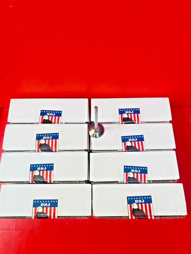 IV802 SET OF 8 DNJ INTAKE VALVE FOR 05-18 AUDI A4 TT PASSAT 2.0 DOHC TURBO - Picture 3 of 5