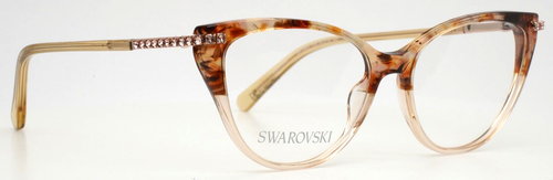 SWAROVSKI SK5425 056 Beige Marble Womens Eyeglasses 53-16-140 B:42 B - Picture 5 of 16