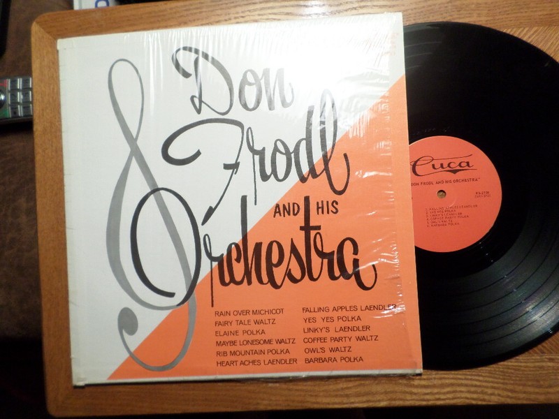 CUCA LP RECORD / DON FRODL / SELF TITLED/ KS-2108 / VG VINYL POLKA