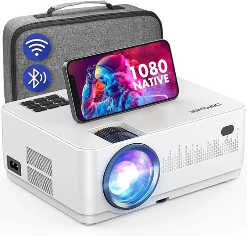 DBPOWER WiFi Bluetooth Video Projector Native 1080P Full HD Home Movie Projector - Picture 9 of 12