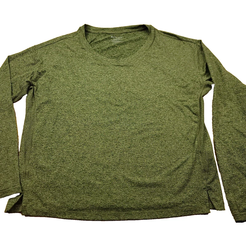 athleta uptempo ii heathered long sleeve style 882383 shirt