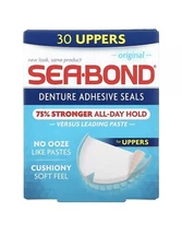 Denture Adhesive Seals, Original, 30 Uppers