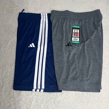 Adidas Youth Boys 2 -Piece Set Active Shorts Blue Gray Size XLarge 18 - 20