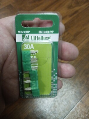 Littelfuse MIN30BP Mini Fuse 5 Cds/pack 30a