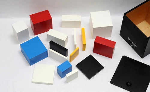Kurt NAEF MODULON Minimal Wooden Blocks Art Architecture Puzzle Toy ORIGINAL