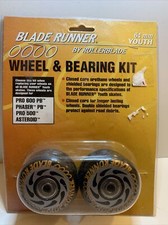 Rollerblade Blade Runner 0000 Wheel And Bearing Kit 64mm Youth NIB 