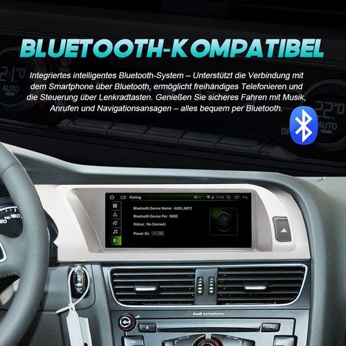 Android14 8.8" Autoradio CarPlay GPS Navi Für AUDI A4 A5 MMI 2G 2008-2009 8+64G - Bild 8 von 13
