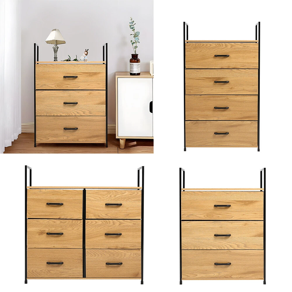 Natural wood 2024 dresser and nightstand